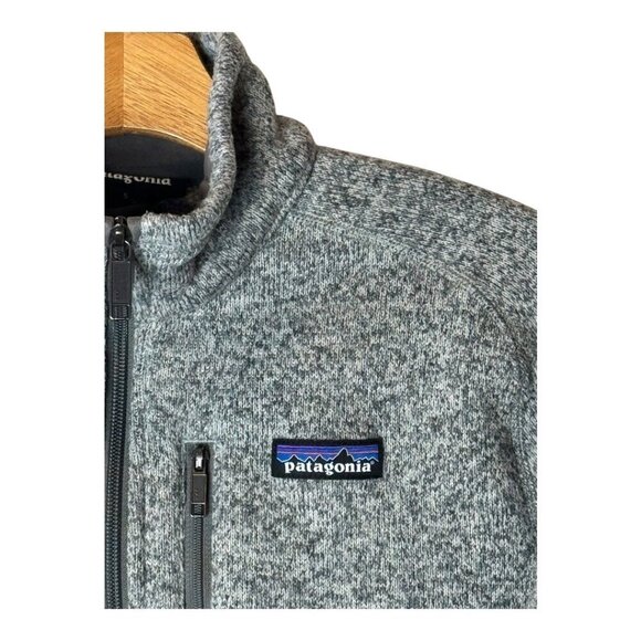 Patagonia Sweater‎ Women Small Gray Better Sweater Quarter Zip Pullover Gorpcore - Picture 6 of 9